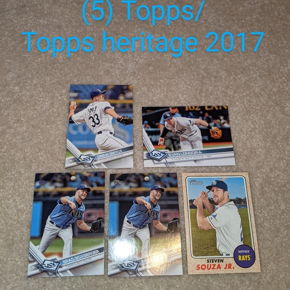 2017, 16, 15, 14 Tampa Bay rays lot of 15 - Picture 3 of 10